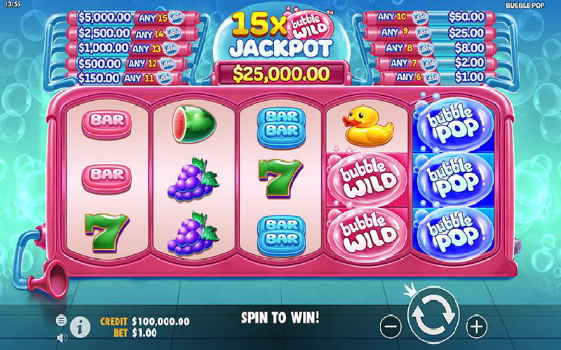 Tham gia Bubble Pop để có cơ hội trúng Grand Jackpot