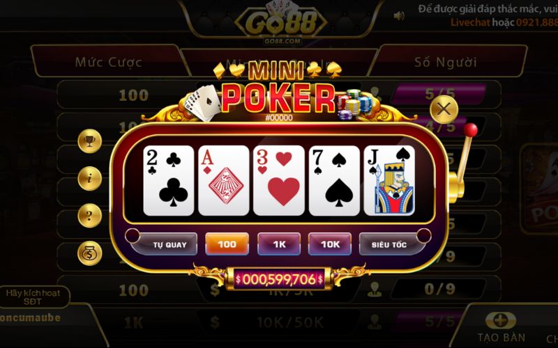 Sảnh chơi poker